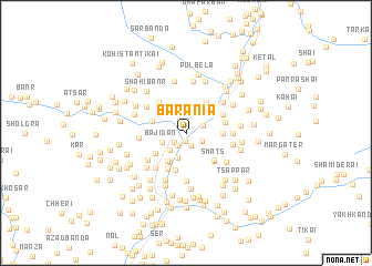 map of Barāniā