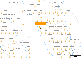 map of Bārānī