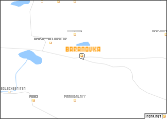 map of Baranovka