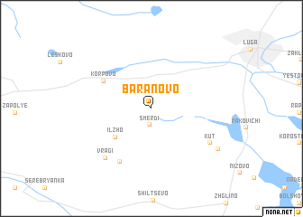 map of Baranovo