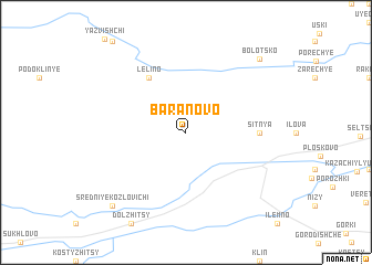 map of Baranovo