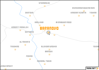 map of Baranovo
