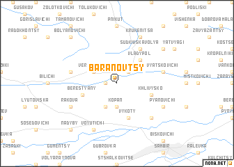 map of Baranovtsy