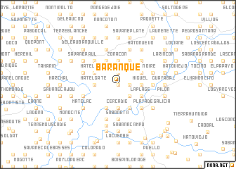 map of Baranque