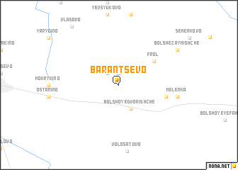 map of Barantsevo