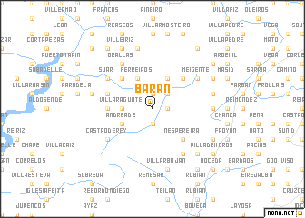 map of Barán