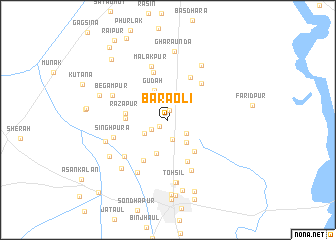 map of Baraoli