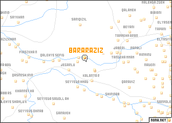 map of Barār ‘Azīz