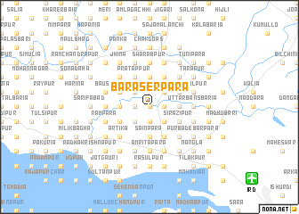 map of Bara Serpāra