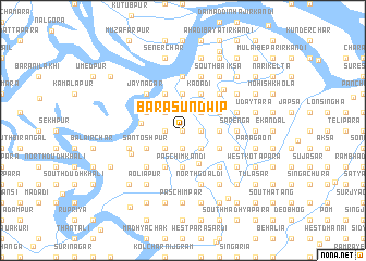 map of Bara Sundwip