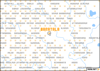 map of Baratala