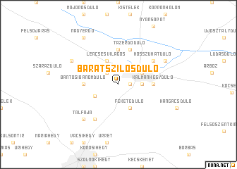 map of Barátszilosdůlő