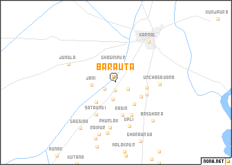 map of Barauta