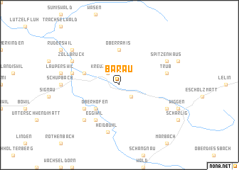 map of Bärau