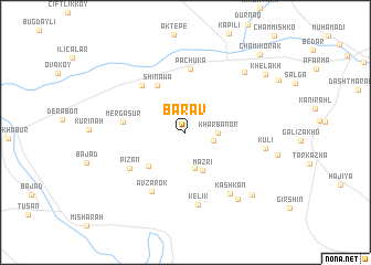 map of Barāv
