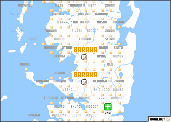map of Barawa