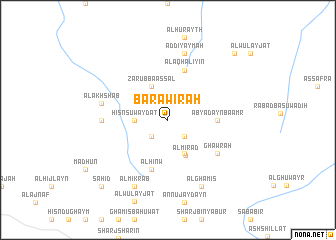 map of Barāwirah