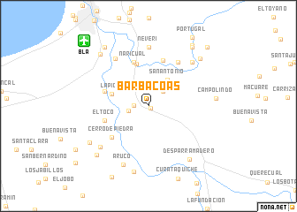 map of Barbacoas