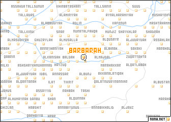 map of Barbārah