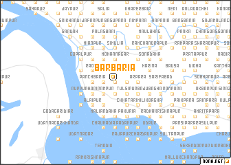 map of Barbāria