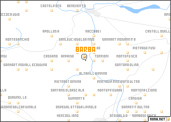 map of Barba