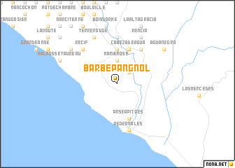 map of Barbe Pangnol