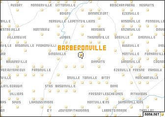 map of Barbéronville