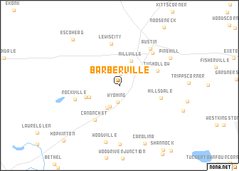 map of Barberville
