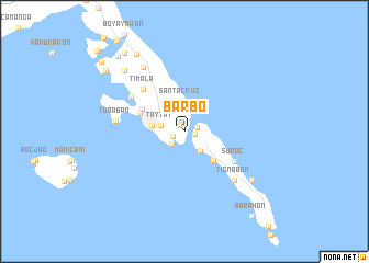 map of Barbo