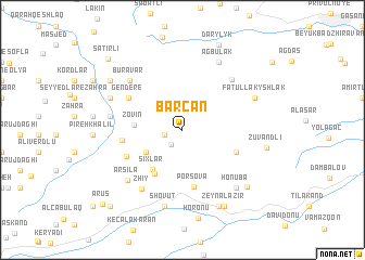 map of Bǝrcan