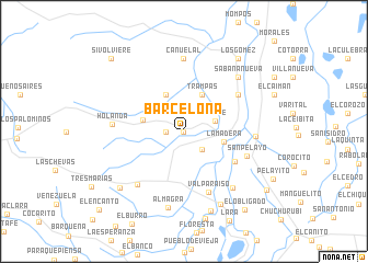 map of Barcelona
