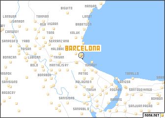 map of Barcelona