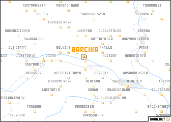 map of Barcika