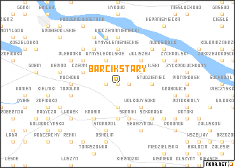 map of Barcik Stary