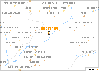 map of Barcinas