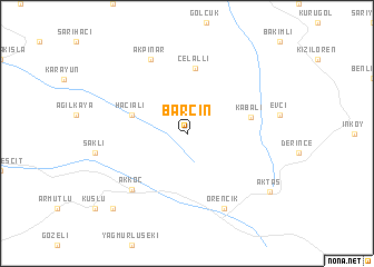 map of Barcın