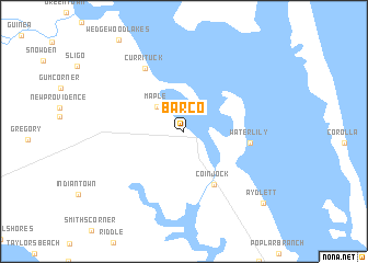 map of Barco