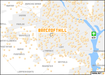 map of Barcroft Hill