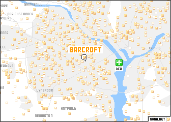 map of Barcroft