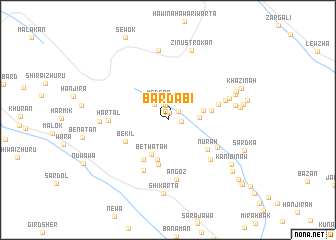 map of Bardabī