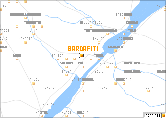 map of Bardafiti