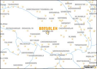 map of Bardaleh