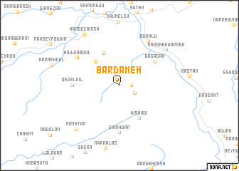 map of Bardameh