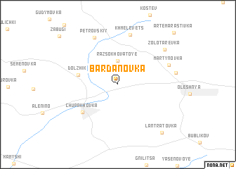 map of Bardanovka