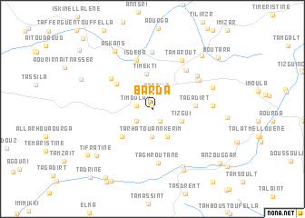 map of Barda