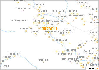 map of Bardelī