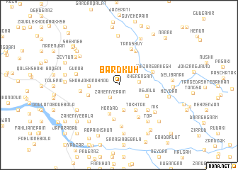 map of Bard Kūh