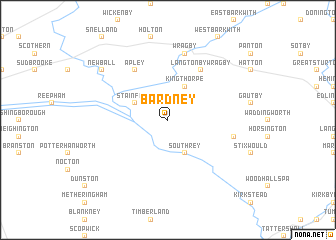 map of Bardney