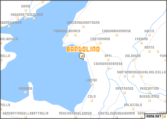 map of Bardolino