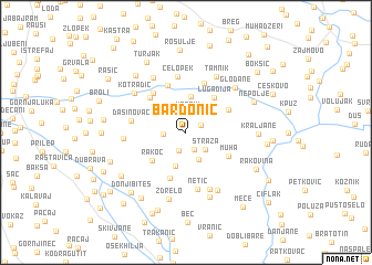 map of Bardonić